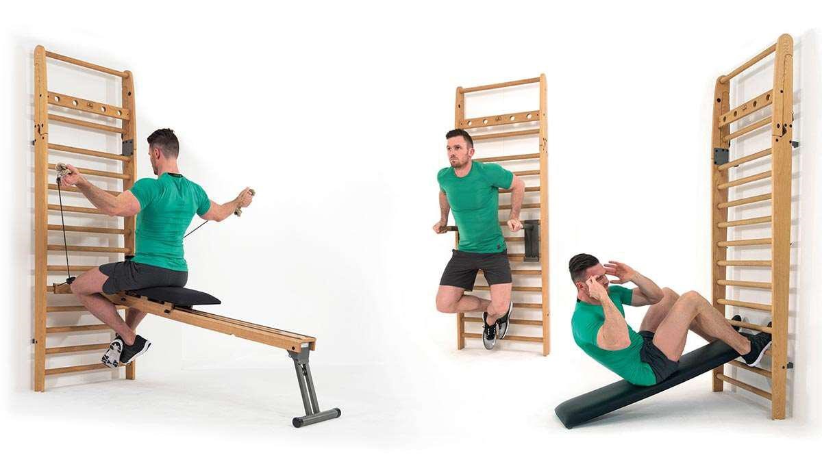 أجهزه العلاج الطبيعي - المتوازي الرأسي (حائط)